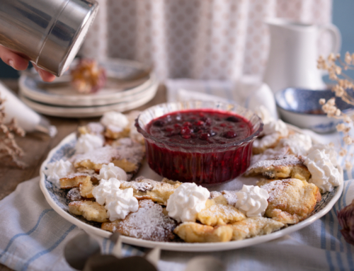 Kaiserschmarrn con composta di frutti rossi all’anice stellato e panna montata