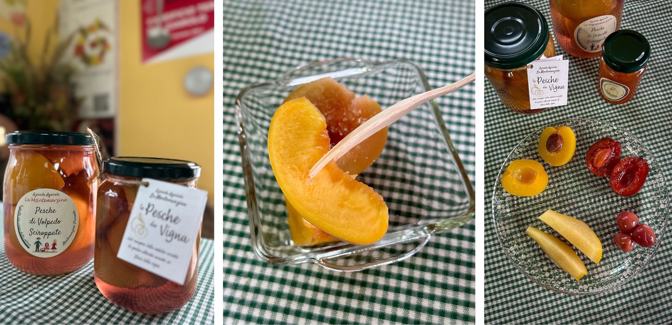 Pesche di volpedo Sciroppate - la Montemarzina
