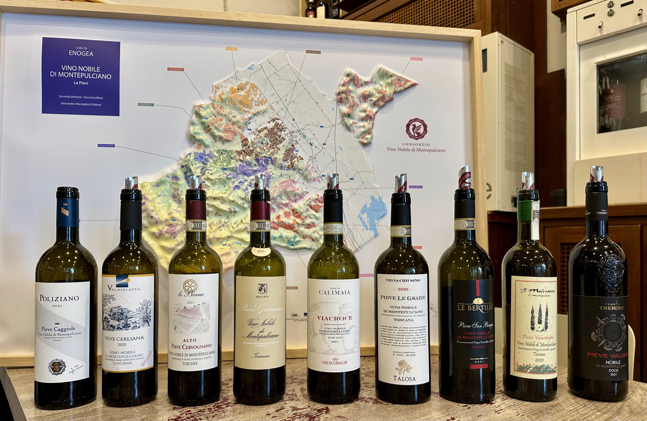 Degustazione vini-Pieve Vino Nobile di Montepulciano DOCG
