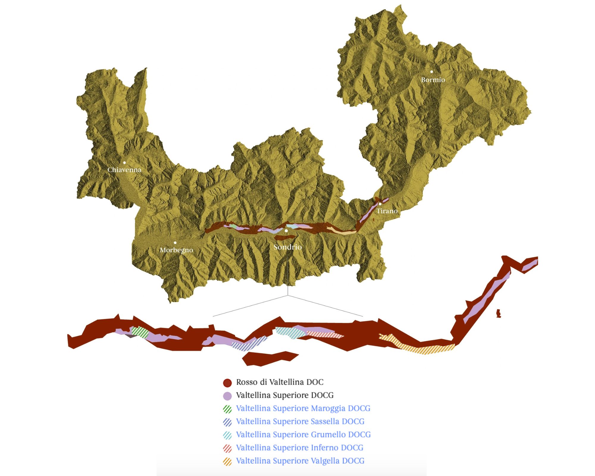 Sottozone del Valtellina Superiore DOCG - Vini di Valtellina